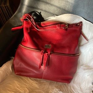 Dooney & Bourke Red leather Dillan bag